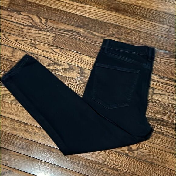 EXPRESS NWT 90s Skinny High Rise dark wash jeans size 12S - Picture 5 of 9